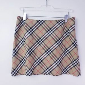 burberry mini skirt womens